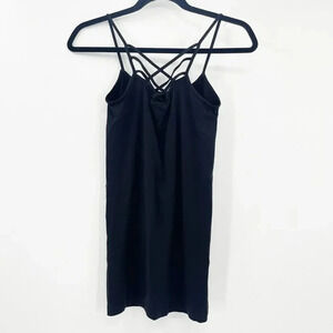 Urban Outfitters Strappy Tank Top Women's Size M Black Crisscross